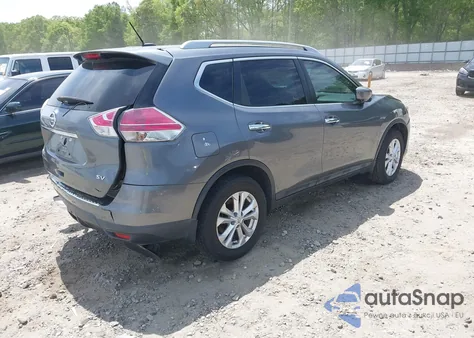 2016 Nissan Rogue Sv из США, поврежденный, VIN 5N1AT2MT4GC802941